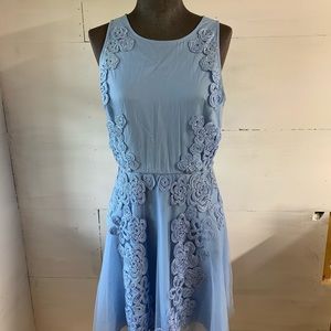 Light blue Belle Badley Mischka dress